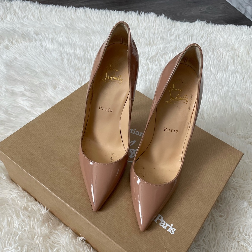 Christian Louboutin So Kate Nude Heels